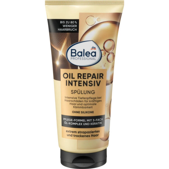 Бальзам для волосся Balea Professional Oil Repair Intensive для дуже пошкодженного і сухого волосся, 200 мл