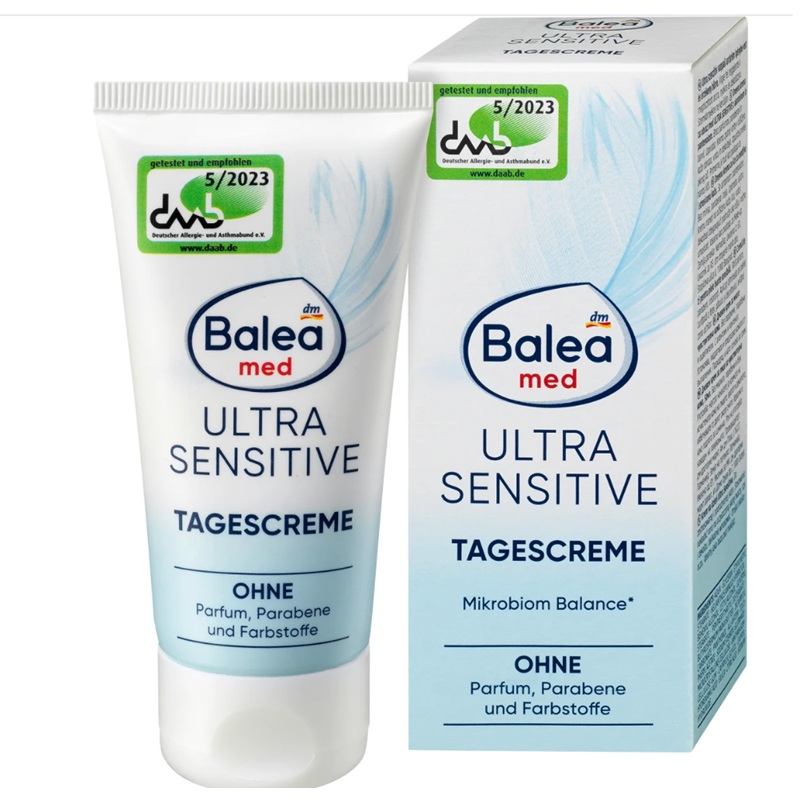 Денний гіпоалергенний крем Balea Med Ultra Sensitive, 50 мл