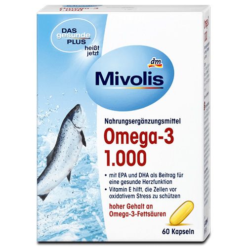 Омега-3 Mivolis 1000, 60 капсул, 85 г