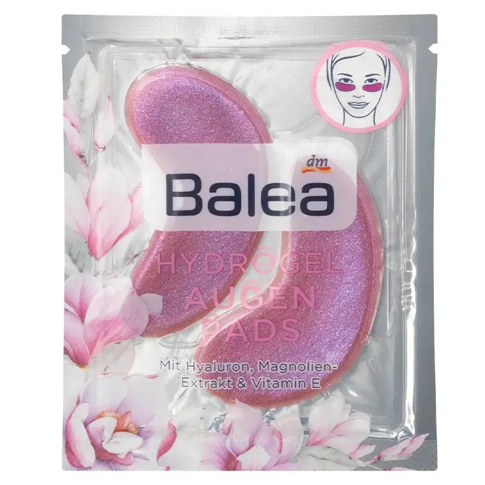 Патчі (подушечки) під очі гідрогелеві Balea Блискітки, 2 шт