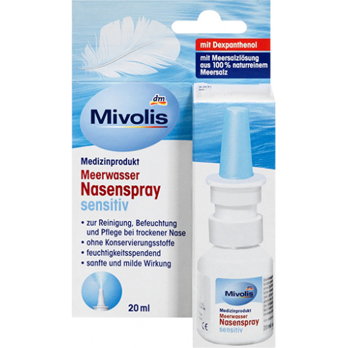 Спрей для носа Meerwasser Nasenspray Mivolis, 20мл